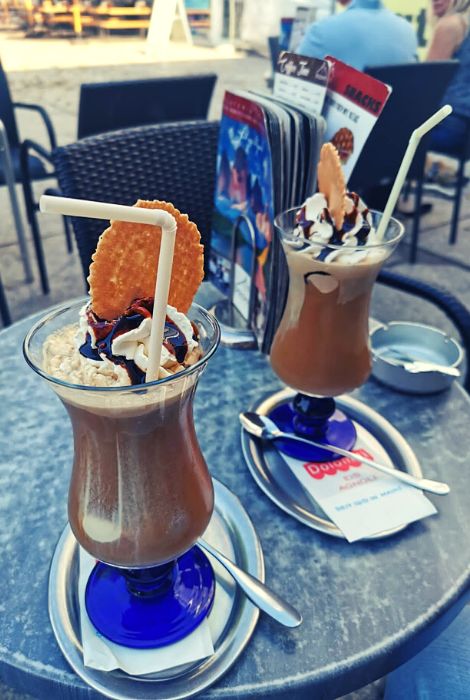 Eiskaffee en Dolomiti