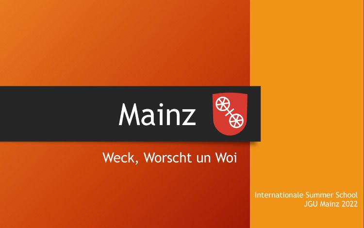 Mi presentación sobre Mainz